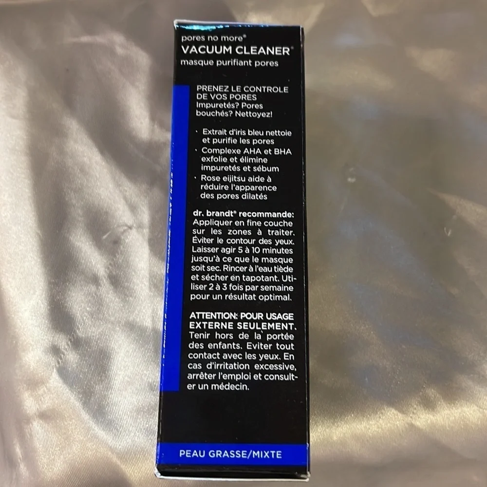 Dr Brandt “Pores No More”Vacuum Cleaner” Pore Purifying Mask 1 oz